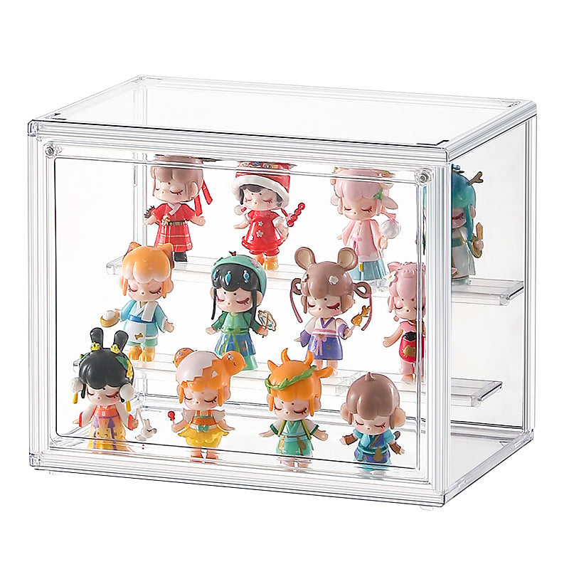Blind Box Storage Display Stand Desktop Transparent Dustproof Acrylic Lego Bubble Mate Storage Cabinet Hand Display Box