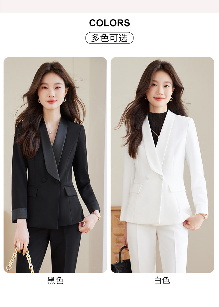 High-End Suit Suit Spring & Fall New Goddess Style Casual Slimming Look Elegant Fashion Commuter Business Professional Workwear