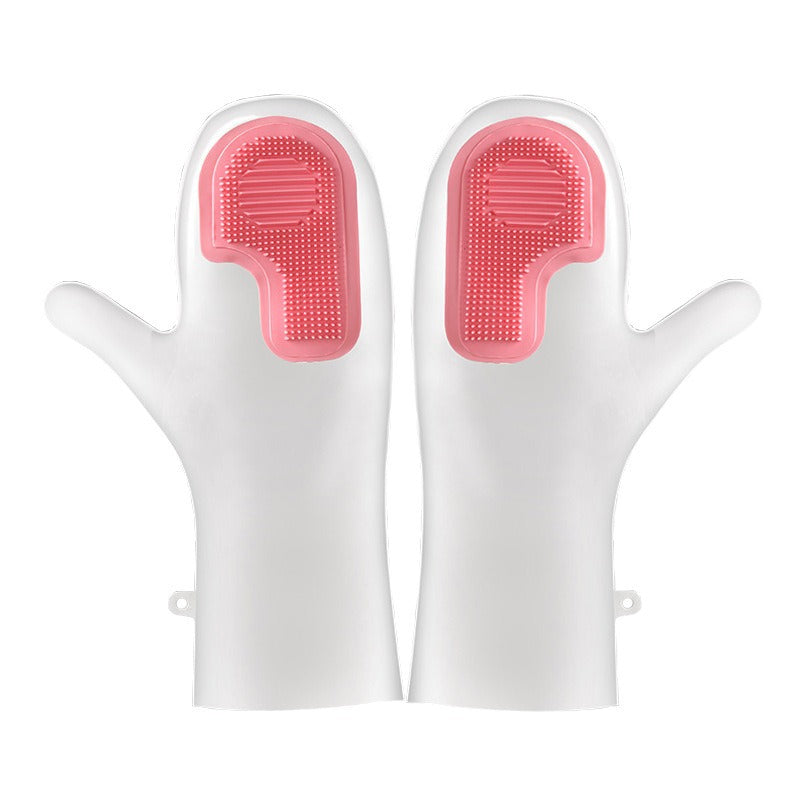 New multifunctional magic brush housework dishwashing gloves kitchen cleaning brush bowl waterproof durable waterproof non-slip wholesale