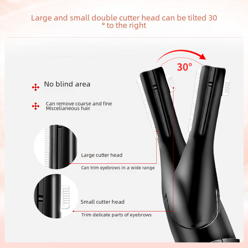 Electric eyebrow trimmer wholesale rotatable head eyebrow trimmer charging baby shaving electric eyebrow trimmer