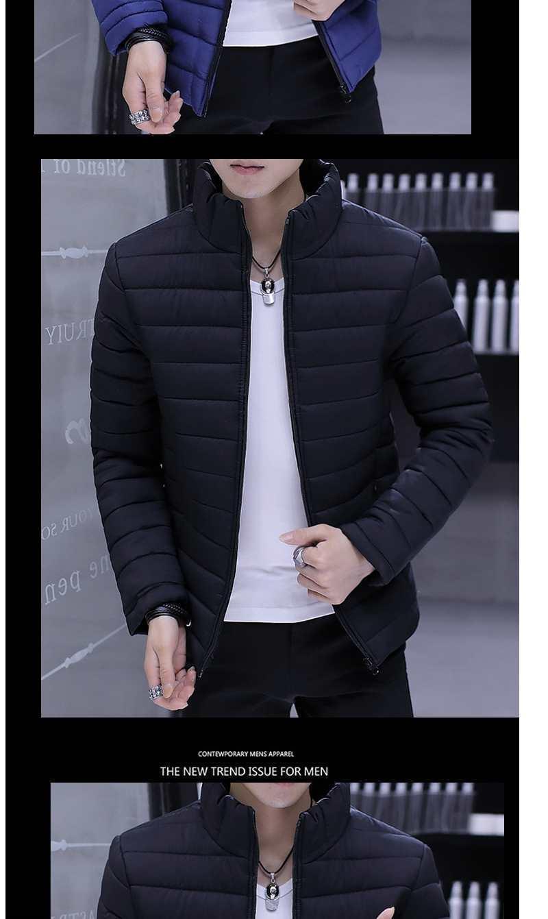 2024 cotton-padded coat men's winter short hooded cotton-padded jacket men's bread clothing loose casual coat men's thin cotton-padded jacket
