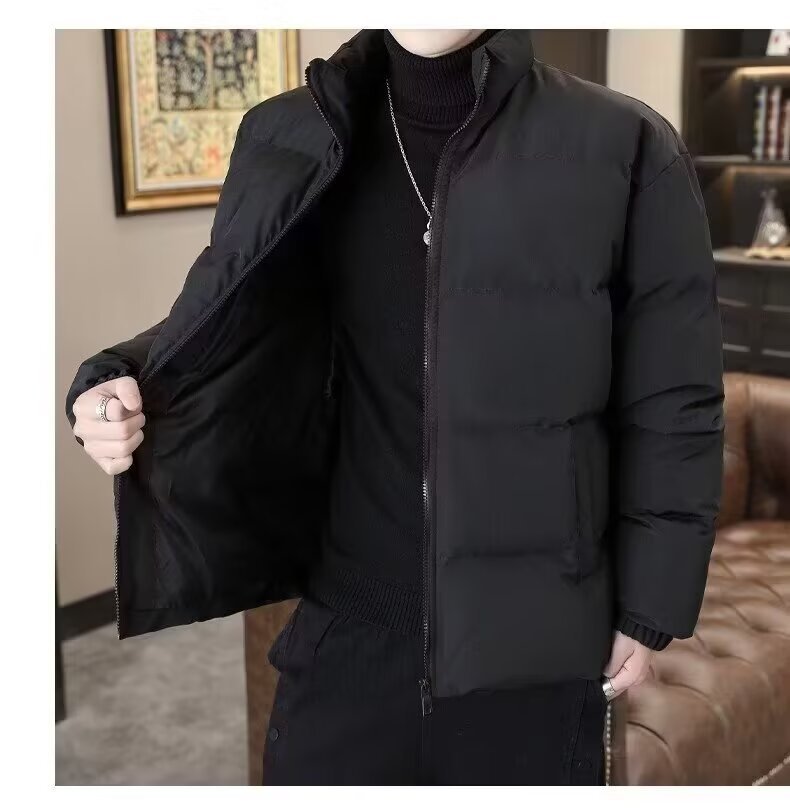 Winter Youth Stylish Cotton Jacket for Boys, Thickened Warm Padded Sports Casual Coat, Thickened Cold-Proof