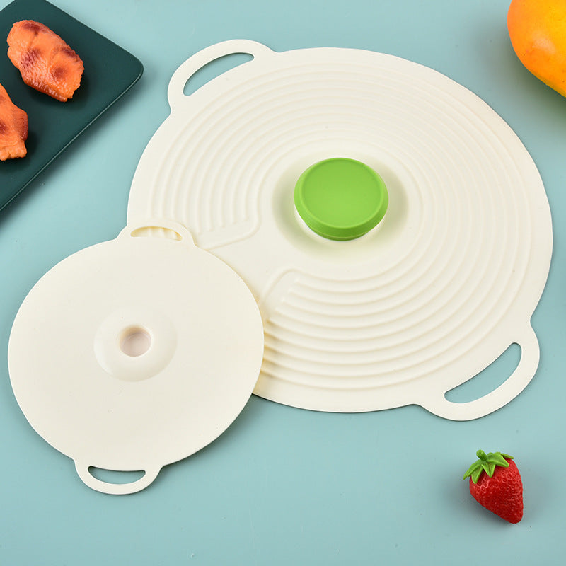 Casual Style Silicone Fresh-Keeping Lid, Sealed Bowl Lid, Meal Lid, Basin Lid, Plate Lid, Microwave Oven Splash-Proof Lid
