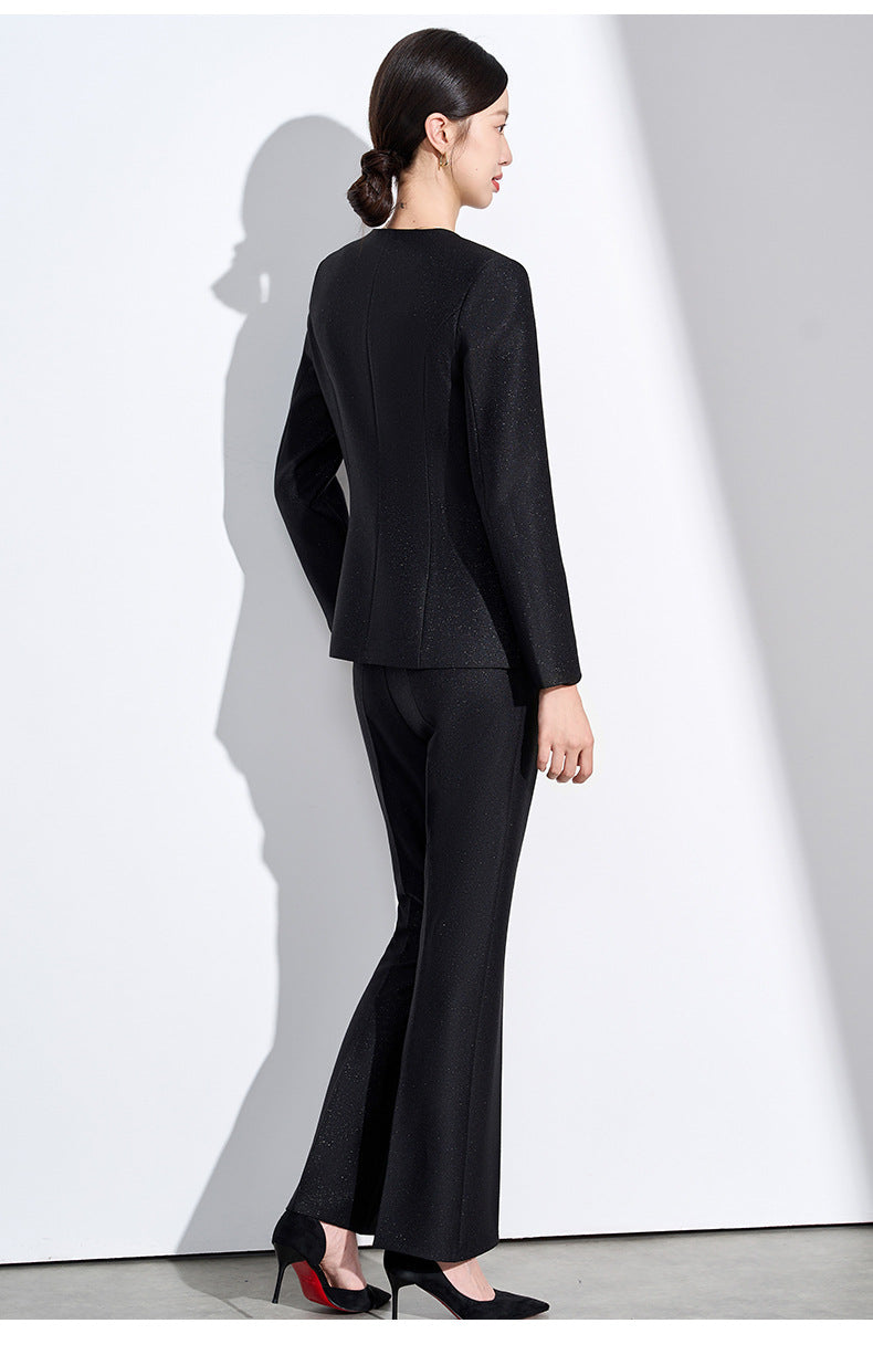 Cross-Border Suit Jacket for Formal Occasions, Fashionable Goddess Style, Versatile, High-End, Elegant, Interview Office Suit Set