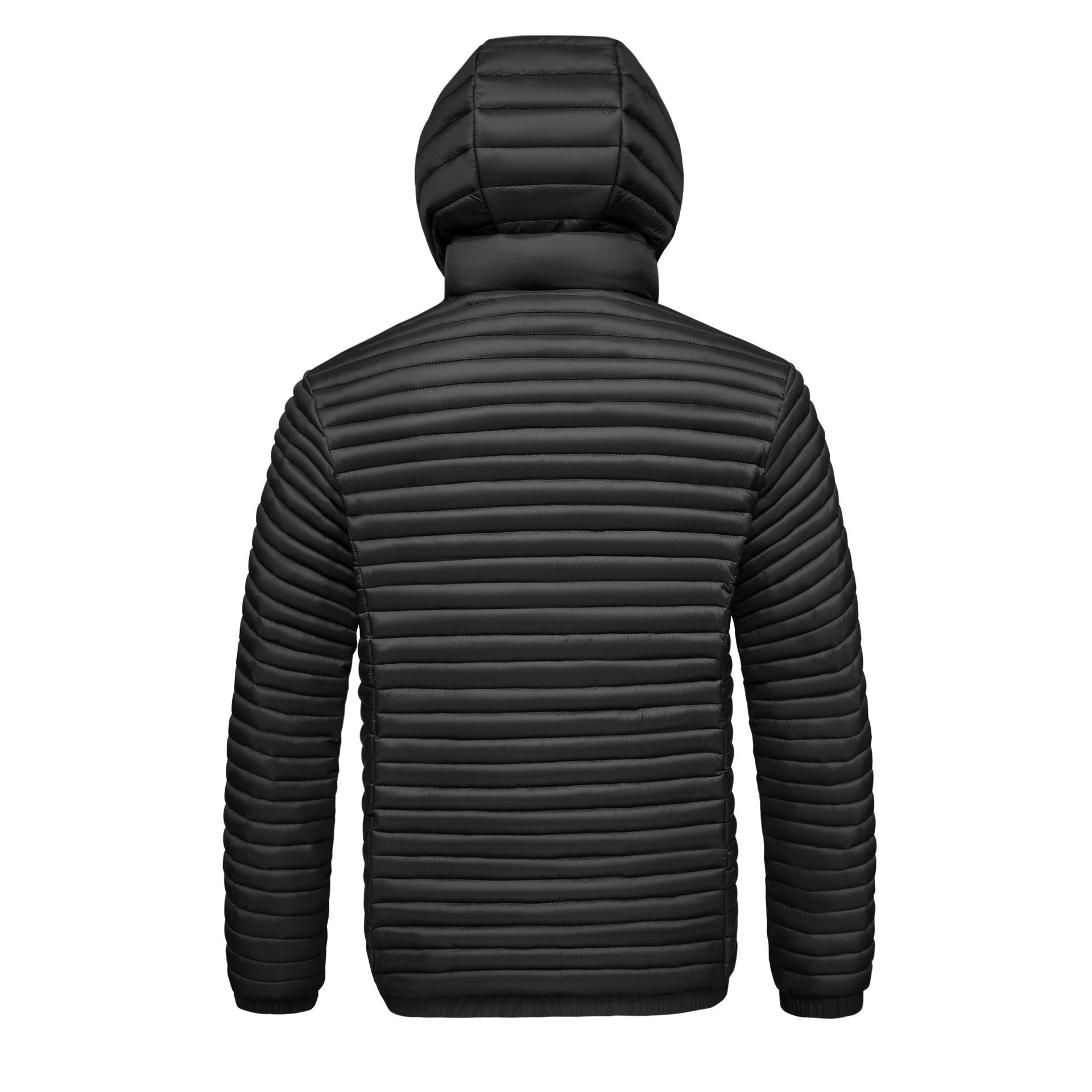 Cross-Border Men's Cotton Jacket 2025 Autumn and Winter Graphene Detachable Hood Amazon Wish Ribbed Cotton Coat Thickened