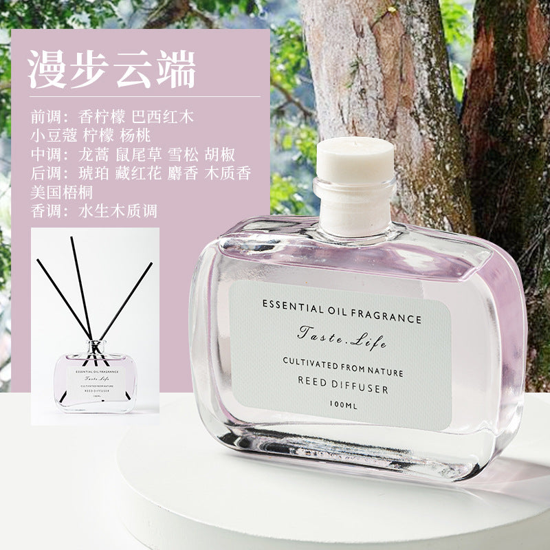 Fireless Aromatherapy Essential Oil for Home Bedroom, High-End Fragrance Refill Set, Imported Perfume, Hotel Toilet Deodorizer
