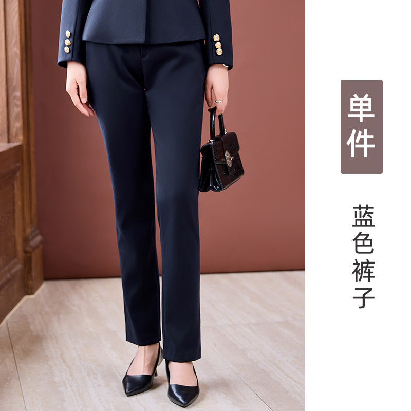 High-End Professional Suit for Women, Autumn Outfit, Stylish and Capable Workwear for Sales Department and Beauty Salon