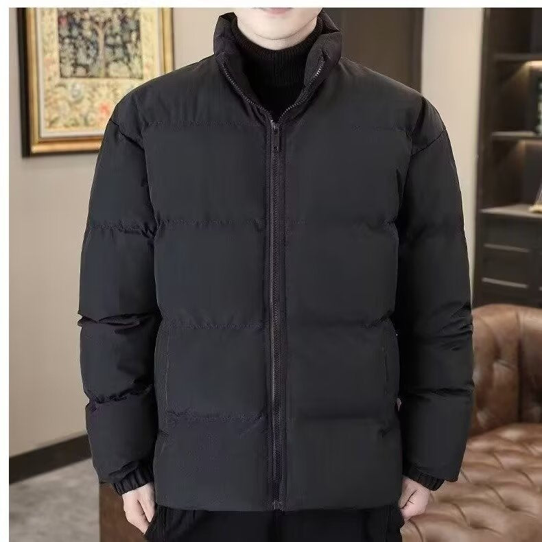 Winter Youth Stylish Cotton Jacket for Boys, Thickened Warm Padded Sports Casual Coat, Thickened Cold-Proof