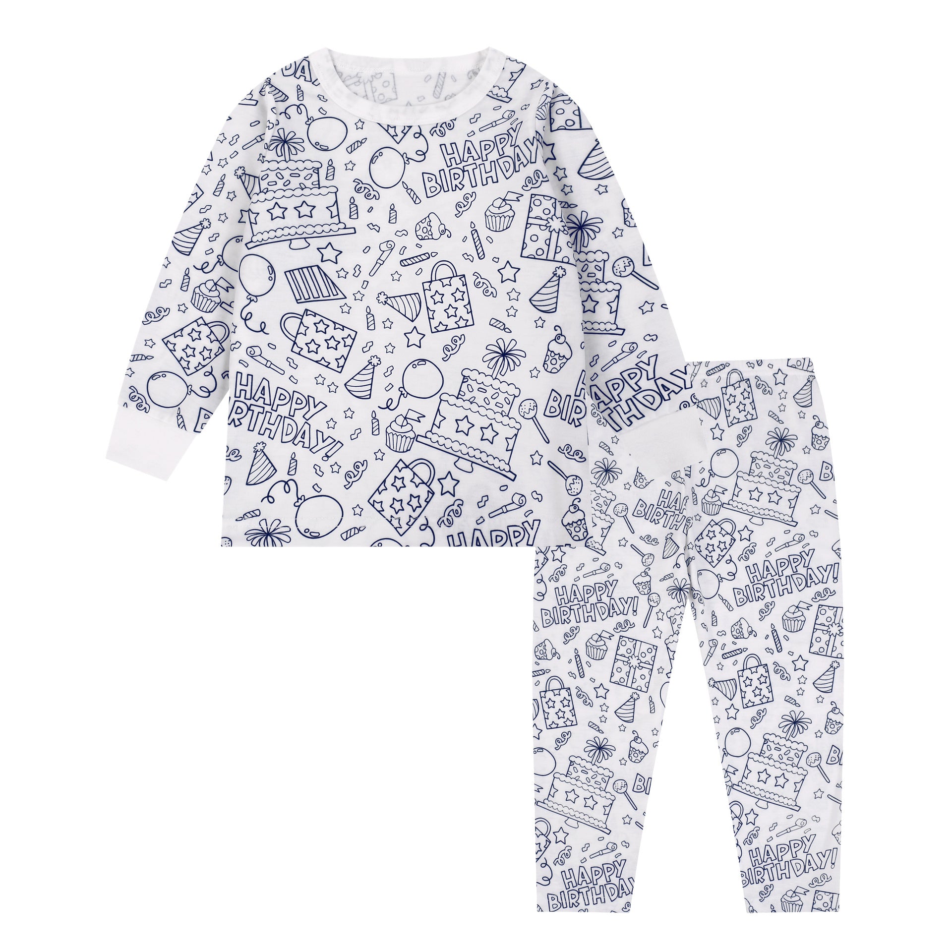 Foreign Trade Independent Stand Pull-Up Cotton Girls Sketch Coloring Comfortable Kidsren's Set Fun DIY Hand-Painted Class a Graffiti