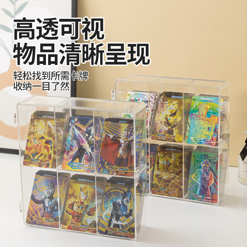 Blind Box Card Storage Box Acrylic Transparent Box Switch Ultraman Card Pokemon Yu-Gi-Oh Small Card