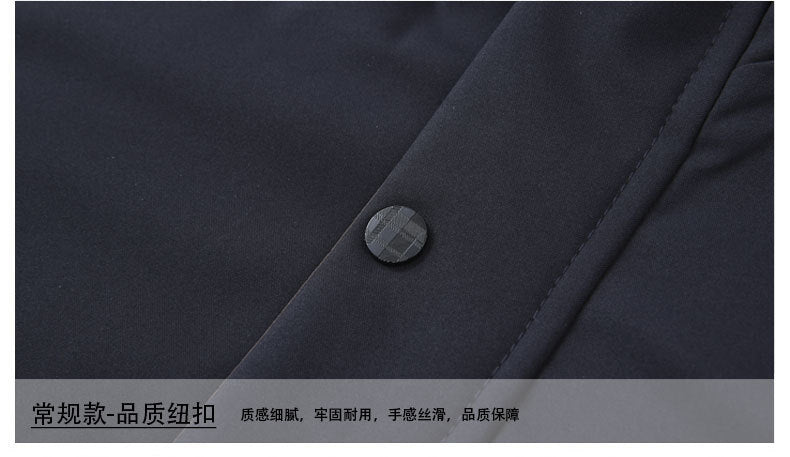 2024 winter new silk cotton-padded jacket casual men's business middle-aged cotton-padded hooded thick warm coat wholesale