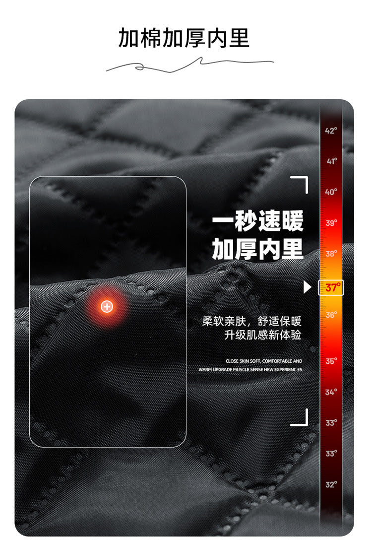 Woodpecker Assault down Cotton Jacket Men's Winter Thickeneded Warm Work Jacket Cotton Jacket New Hooded Winter Jacket