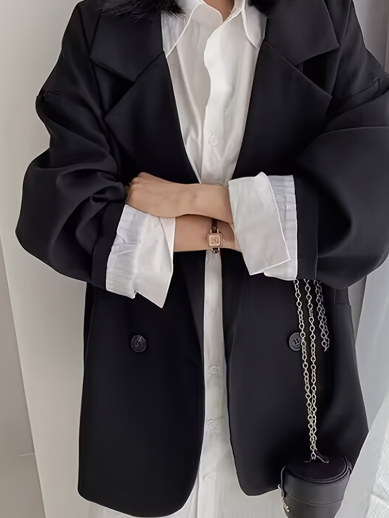 Lazy Style Suit Jacket for Women 2025 Spring and Autum New Street Celebrity Simple Loose Brown Small Suit