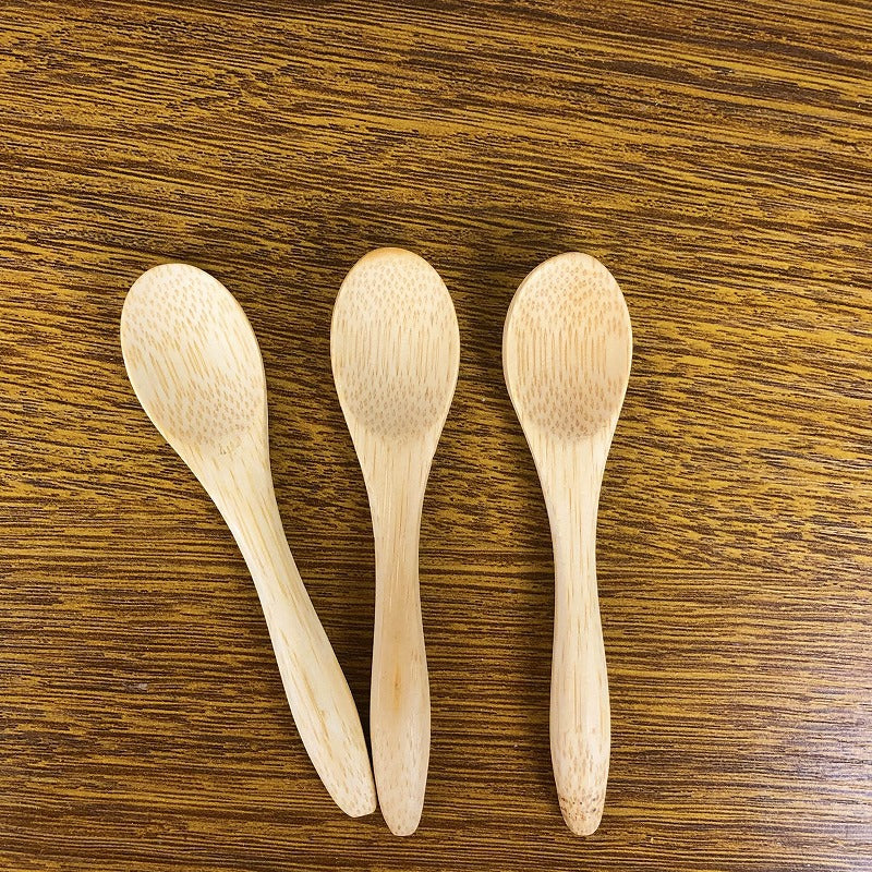 Manufacturer's Hot-Selling Children's Bamboo Small Spoons, Baby Spoons, Wooden Spoons, Bamboo Spoons, Rice Spoons, Porridge Spoons, Mixing Spoons, Customizable with Engraving