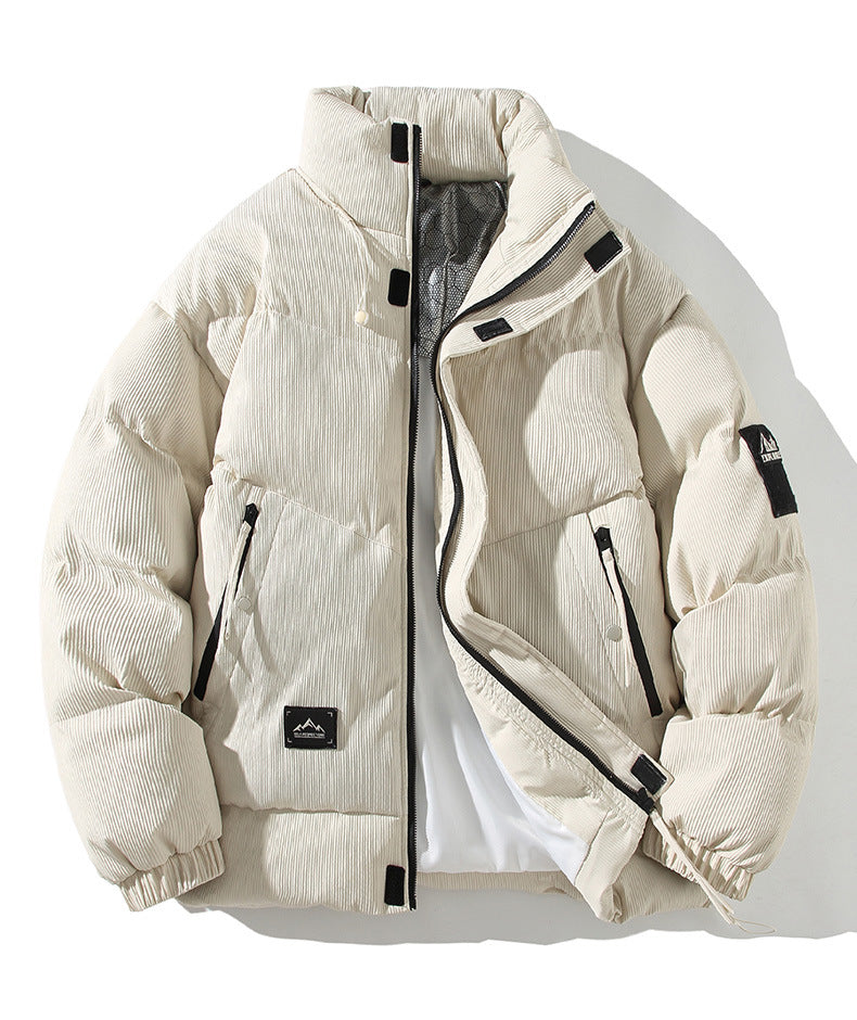 American Street Fashion Brand Graphene Winter Thickened I Charge Daily Casual All-match Cotton Jacket