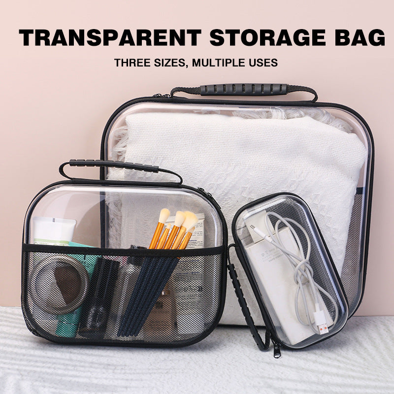 2025 Cross-Border Amazon Pet Mesh Tote Bag Zipper Mesh Storage and Sorting Bag Storage Bag Cross-Border Hot Seller