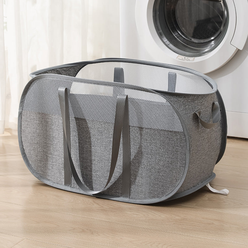 Source Manufacturer Pop-Up Storage Box Camping Picnic Swimming Badminton Racket Storage Bag Zipper Multi-Function