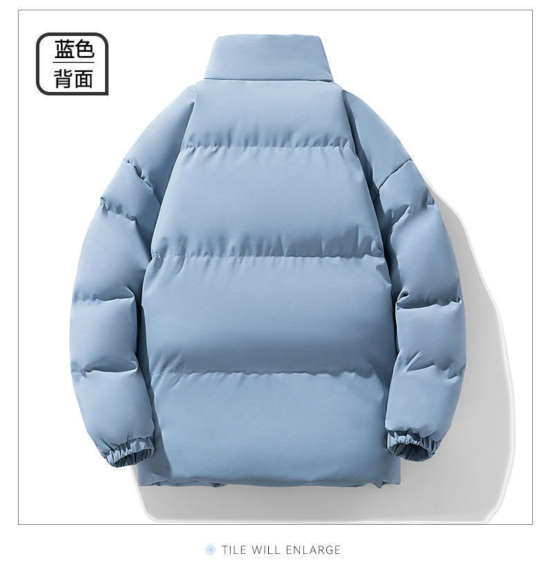 Cross-border foreign trade wholesale winter cotton-padded jacket male teenagers students thickened bread clothing trend warm cotton-padded jacket jacket male