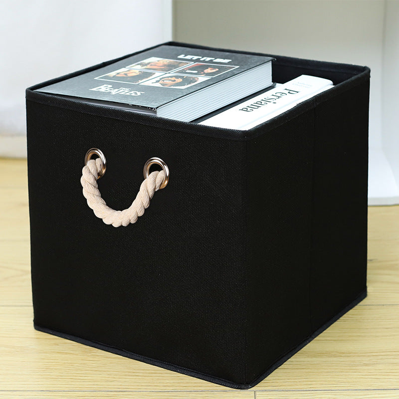 Amazon Lidless Storage Box Fabric Storage Box Foldable Large Drawer Storage Box Toy Storage Box