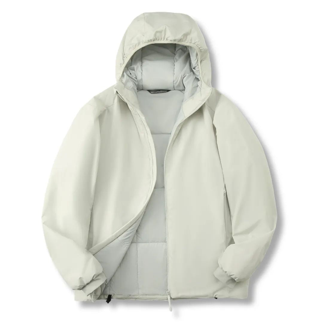 "Cow" Is Warmer Than Down! Outdoor Lightweight P Cotton Jacket Anti-Cold Wind Sports Hooded Cotton Jacket