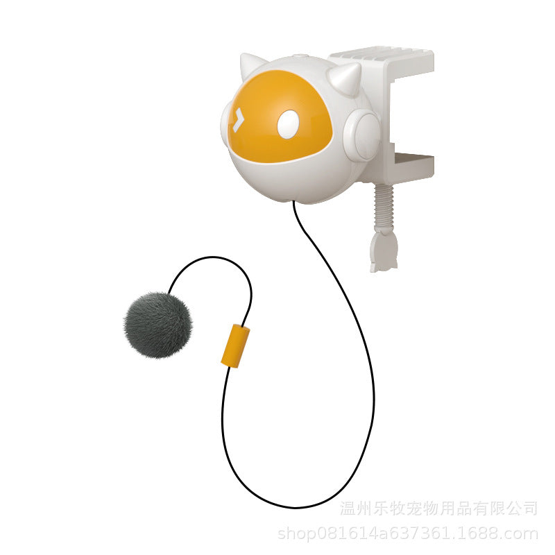 Integrated Adjustable Electric Cat Toy Automatic Retractable Cat Ball Self-Pleasure Intelligent Adjustable Cat Ball Cat Toy