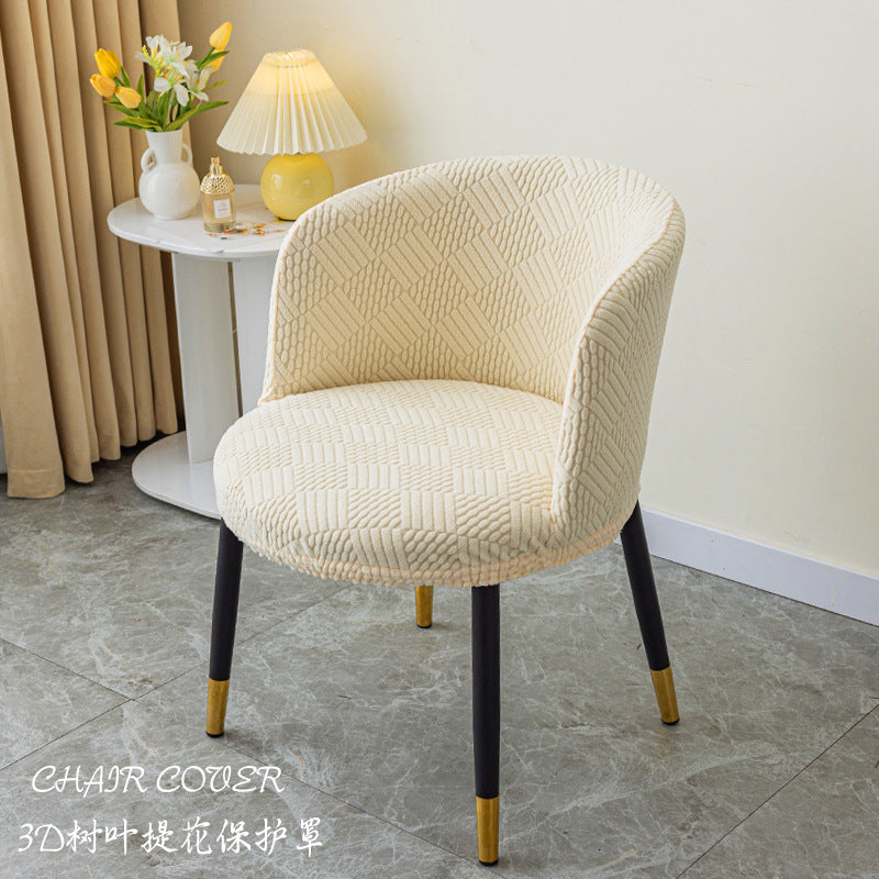 Curved chair cover dressing table dressing table office coffee shop conference semicircle chair cover chopsticks cover cover cloth
