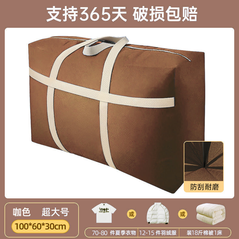 Moving Packing Bag Quilt Quilt Thickened Large Capacity Organizing Clothes Luggage Waterproof Woven Storage Bag