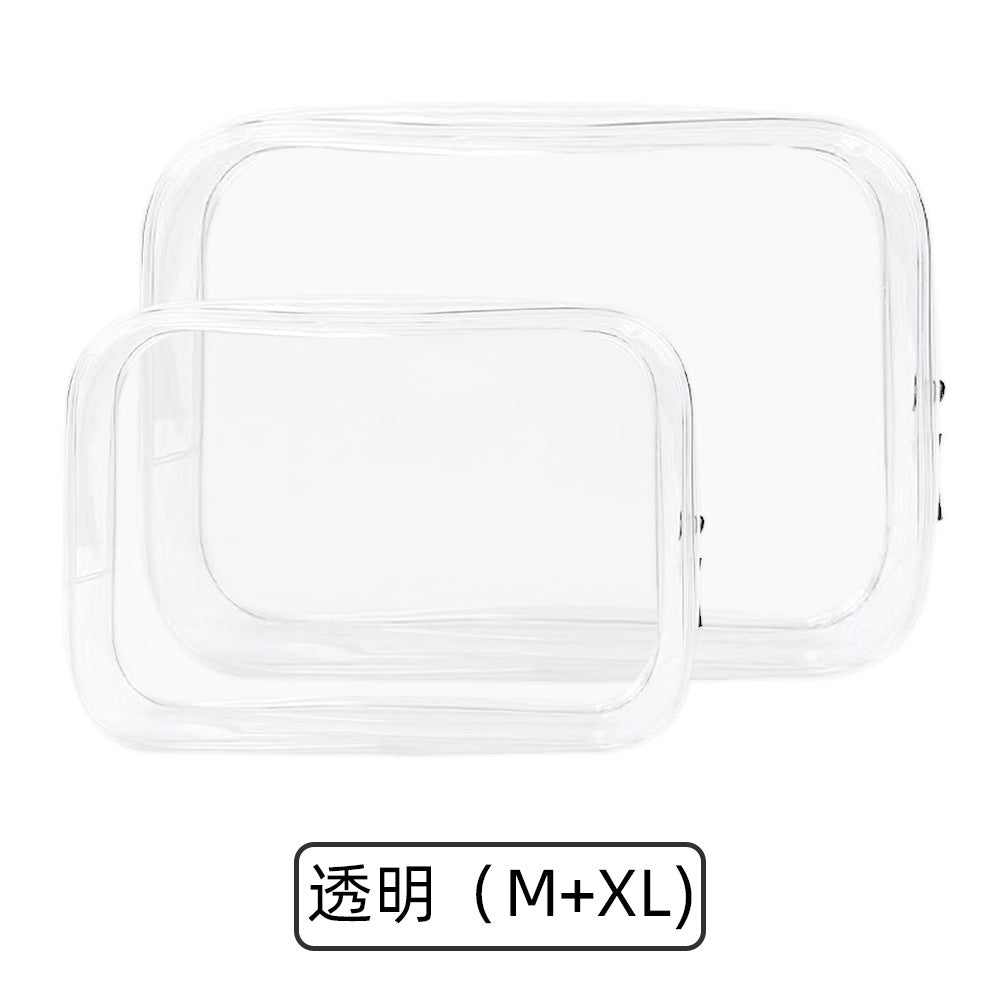 Pvc Toiletry Bag Transparent Cosmetic Bag Portable Storage Bag Large Capacity Travel Toiletry Bag High-End Waterproof