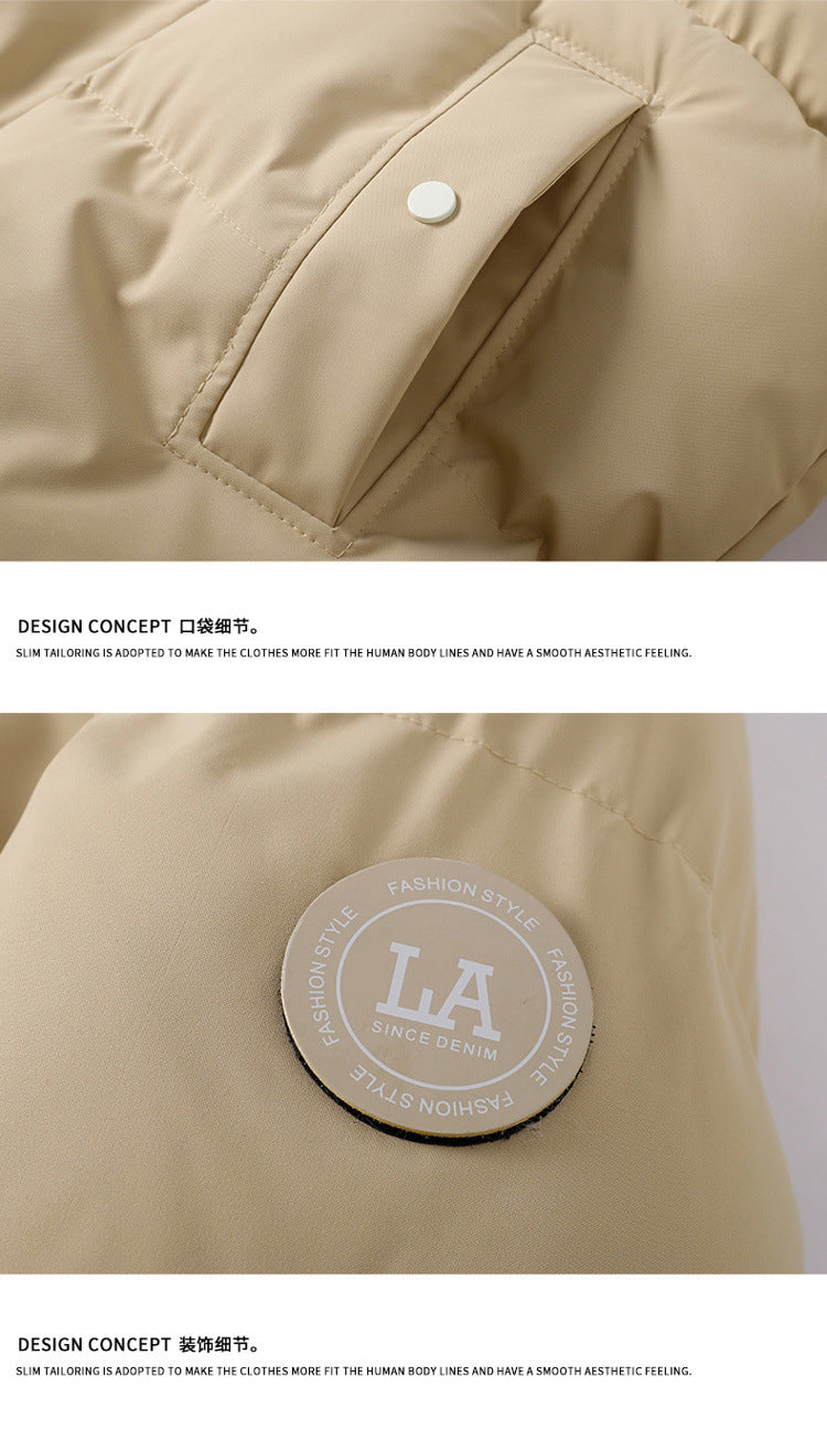 Autumn and Winter New Graphene Cotton Coat, Warm Couple's Same Style Hooded Cotton Jacket, Thickened Winter Coat