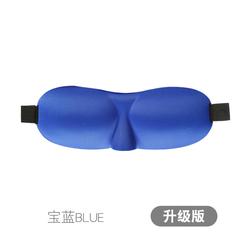 3D Eye Mask Sponge Fabric Light-Blocking Eye Protection Travel Aviation Sleep Unisex Customizable Logo Full Blackout