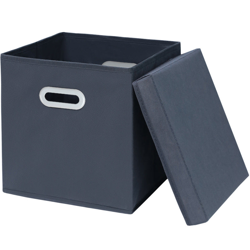Amazon Lidless Storage Box Fabric Storage Box Foldable Large Drawer Storage Box Toy Storage Box