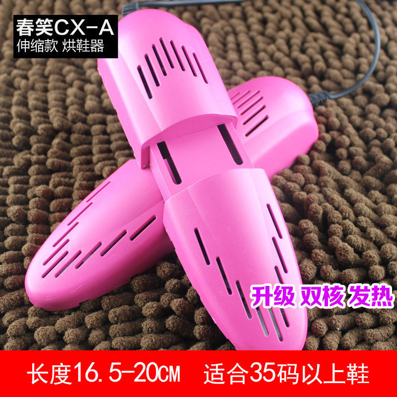 Spring Smiling Shoe Dryer for Home Use, Retractable Shoe Warmer, Constant Temperature Shoe Heater, Dormitory Foot Sweat Removal Dryer