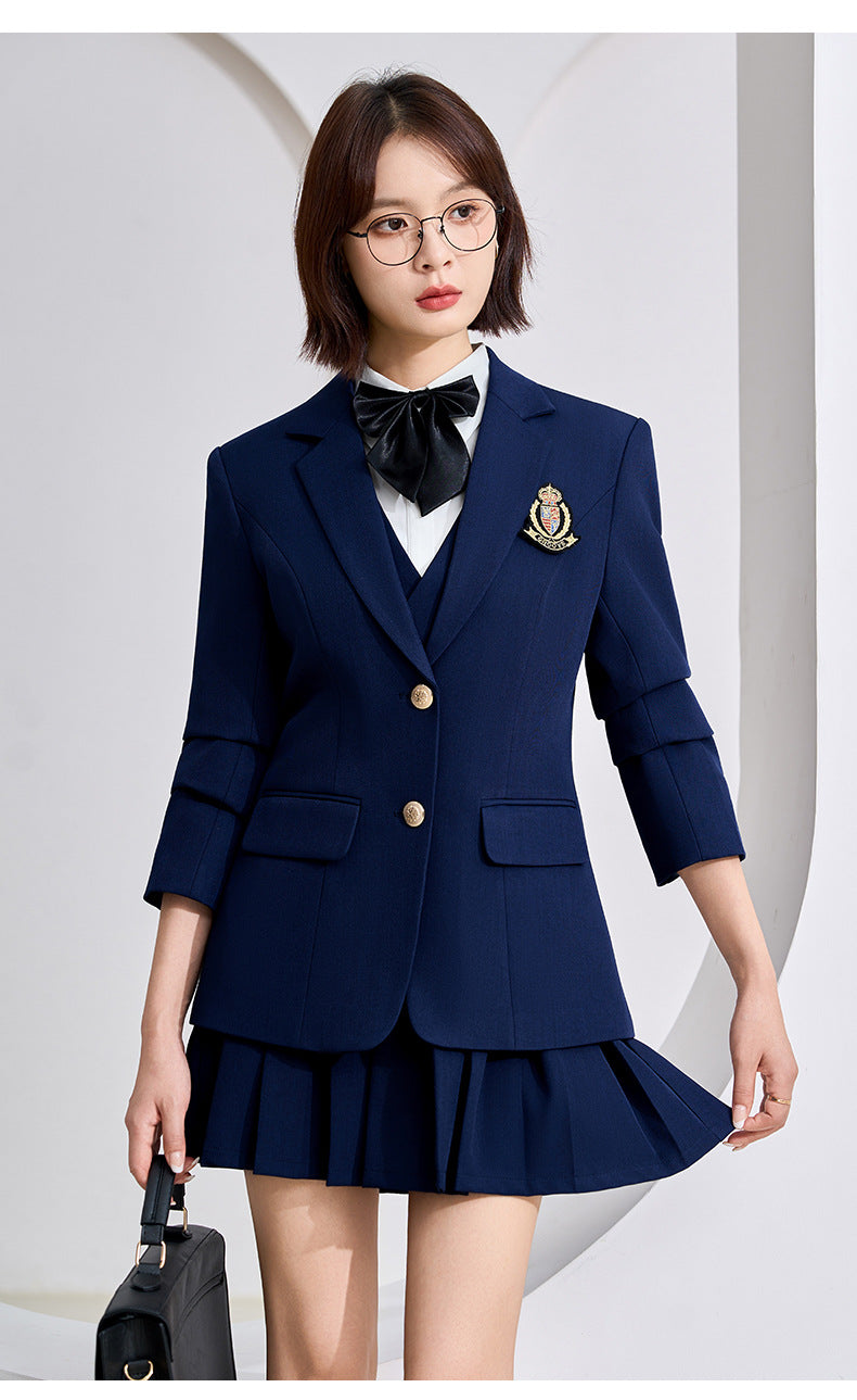 Designed Elegant Professional Women's Suit Jacket 2025 Autum New Slim Fit Ol Work Clothing Versatile Suit
