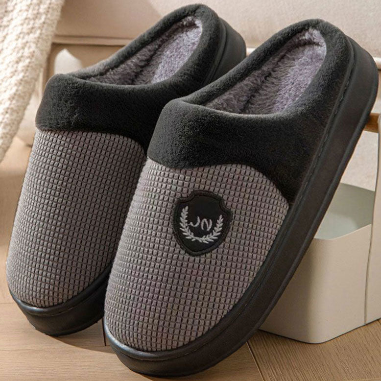 Winter plus size Men's Cotton Slippers Thickened Indoor and Outdoor Wear Non-slip Thick Bottom Warm Home Use Men's and Women's Cotton Slippers Day