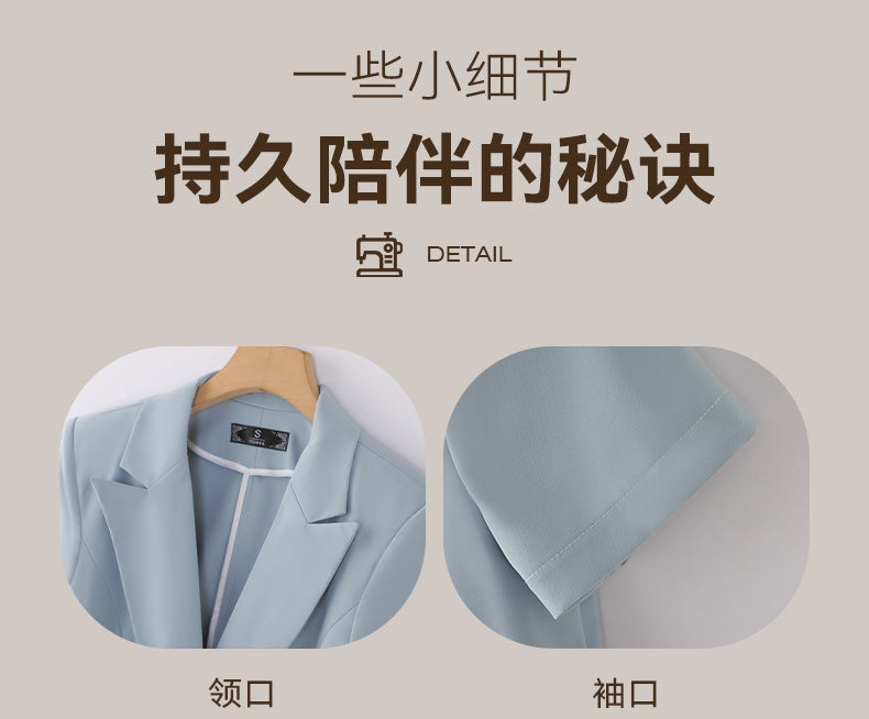 Cross-Border Professional Suit Set for Women, New Summer Manager Formal Wear, Interview High-End Short-Sleeved Thin Work Clothes for Spring