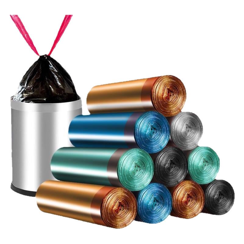 Drawstring Garbage Bag Satchel Automatic Closing Plastic Bag Garbage Bag Thickeneded Kitchen Living Room Garbage Bag