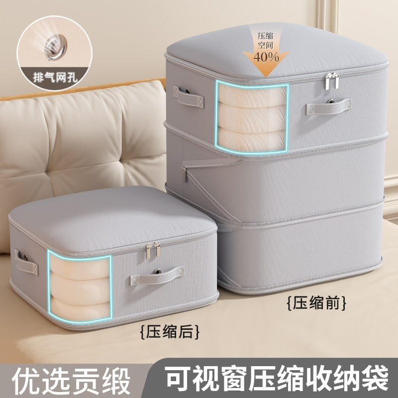 Visual Clothing Storage Bag, down Jacket, Quilt Compression, Large-Capacity Visual Seasonal Clothing Storage Artifact