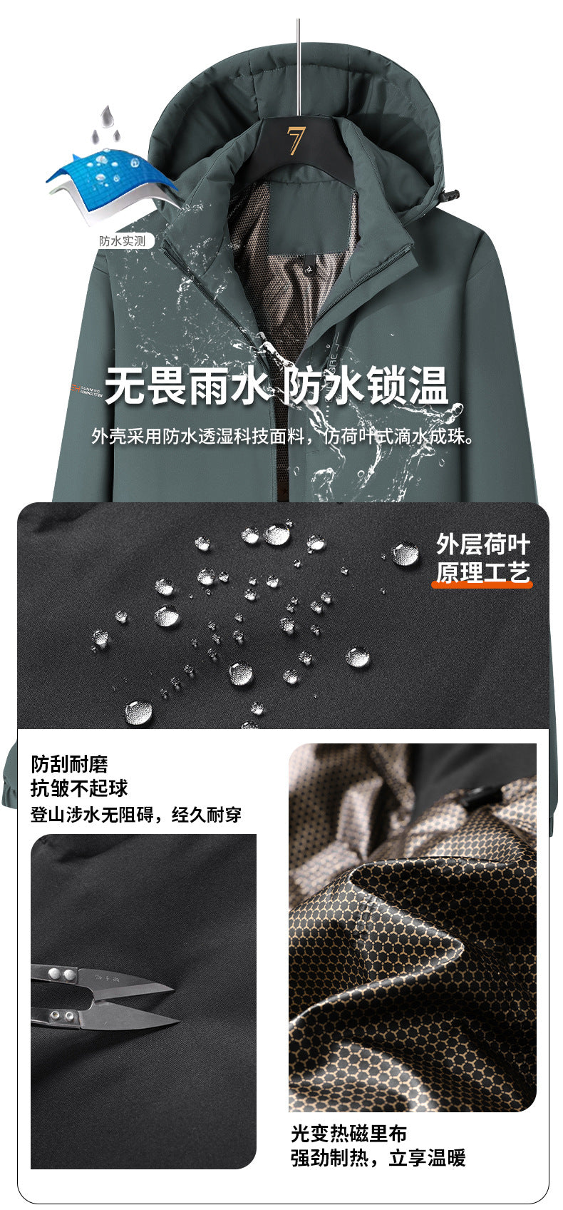 [Cui Wanzhi recommend] Men and women with cotton-padded jacket solid color hooded Joker casual coat couple graphene coat