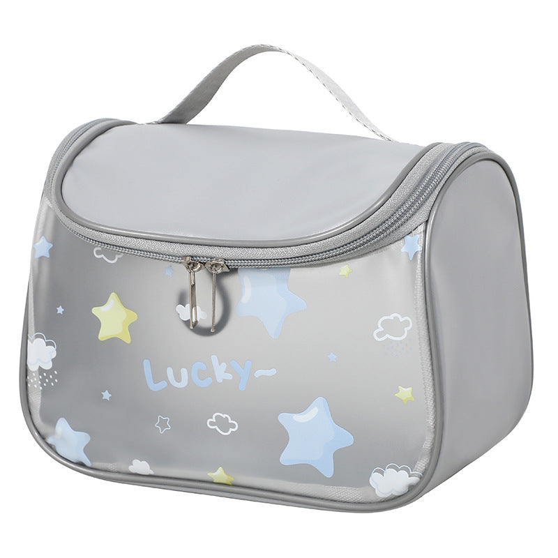 Cosmetic Bag Women's Portable Large Capacity Toiletry Bag Lipstick Portable Portable Travel Simple High Beauty Waterproof Storage Bag