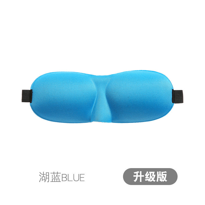 3D Eye Mask Sponge Fabric Light-Blocking Eye Protection Travel Aviation Sleep Unisex Customizable Logo Full Blackout