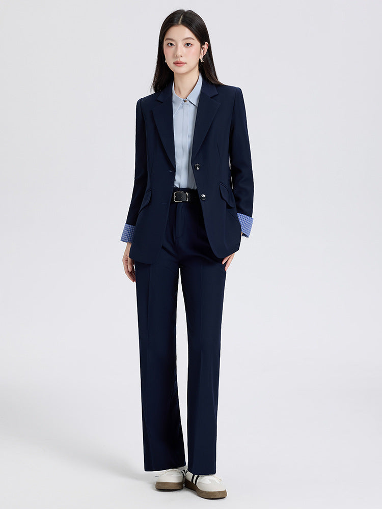 Cross-Border Professional Women's Suit Set, High-End Elegant Business Attire, Sophisticated Look for College Students' Interviews, Formal Suit Jacket