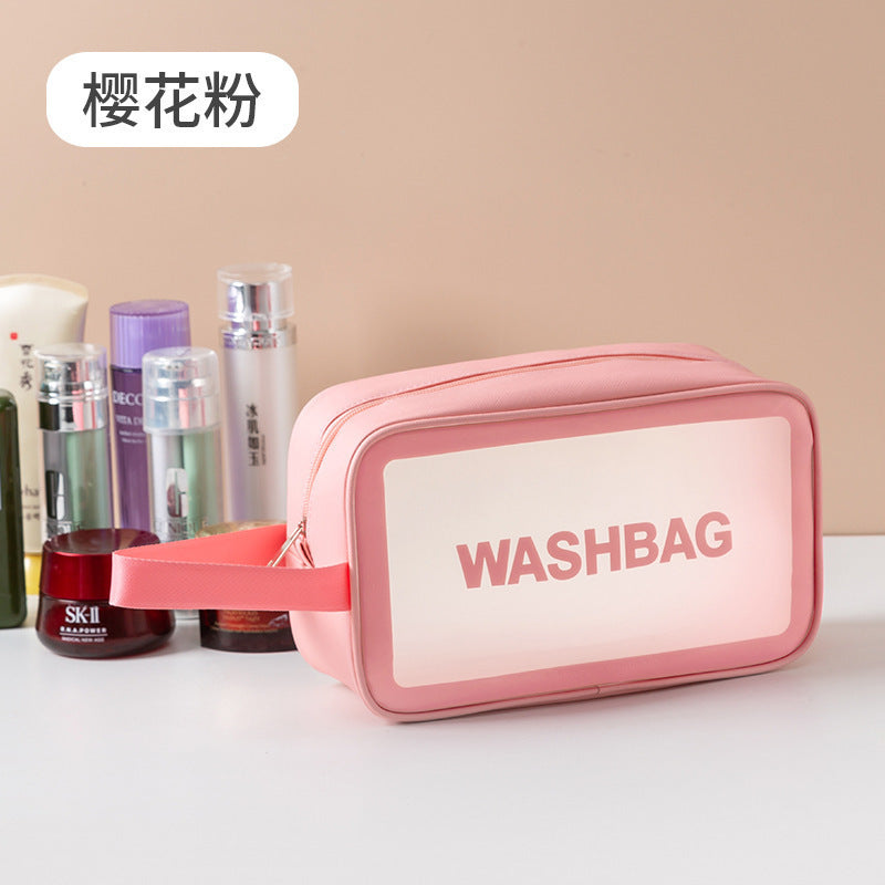 Cosmetic Bag in Ins Style, Large Capacity Women's Makeup Bag, Waterproof Toiletry Bag, Portable Travel Storage Bag, Popular Ins Style