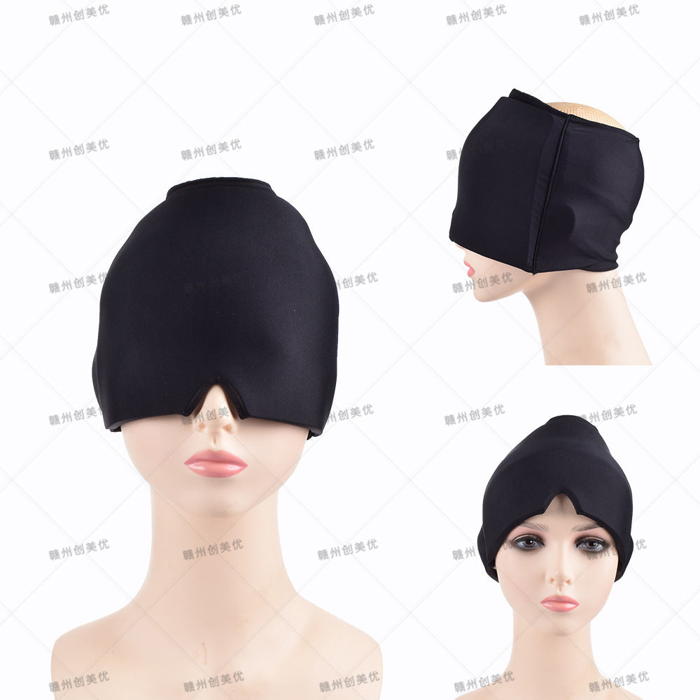 Amazon facial cold compress headgear gel Ice compress headgear Ice Cap solid gel headgear Ice Cap