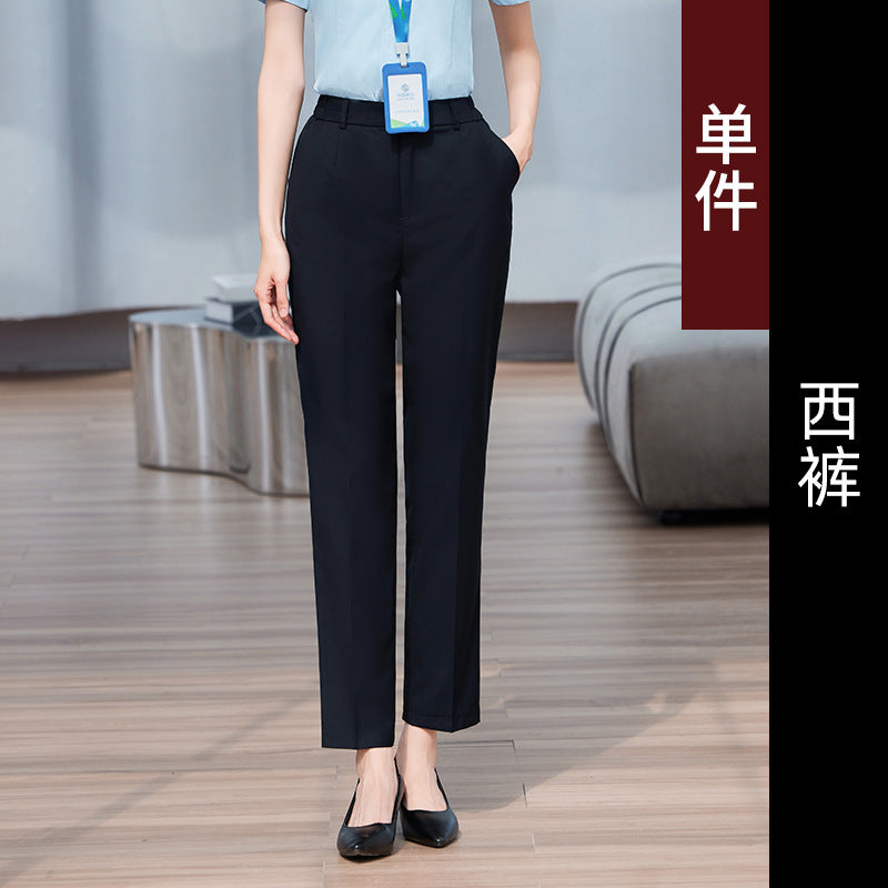 2025 New China Mobile Workwear Women's Summer Mobile Company Hall Manager Workwear Short-Sleeved Jacket Women's Skirt Shirt