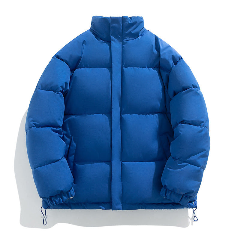 Men's Winter New Cotton Coat with Lamb Fleece, Thickened Couple's Stand Collar Casual Trendy Cotton Jacket Manufacturer