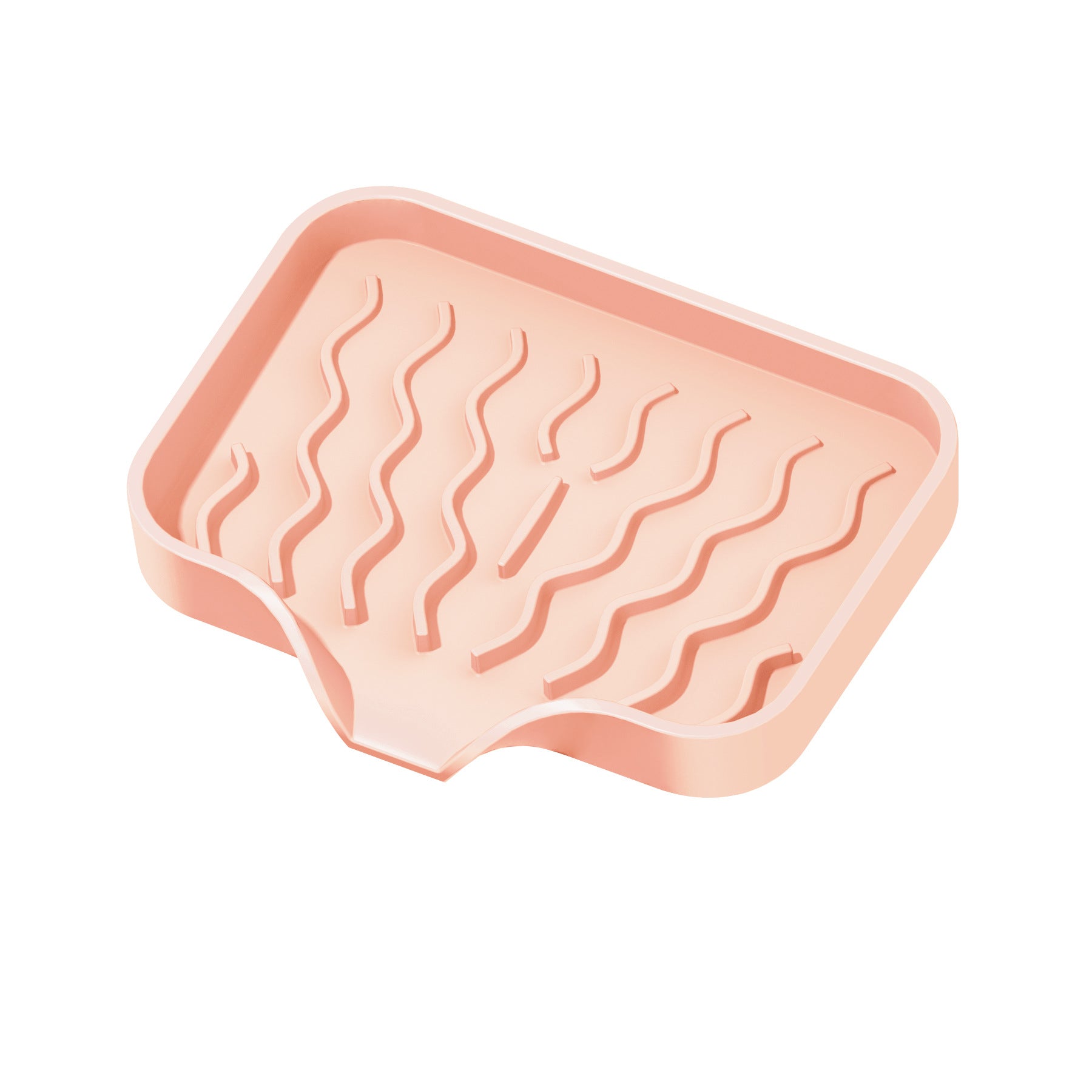 In-Stock New Draining Mat Storage Rack, No-Drill Soap Holder, Silicone Soap Box, Japanese-Style Bathroom Soap Rack