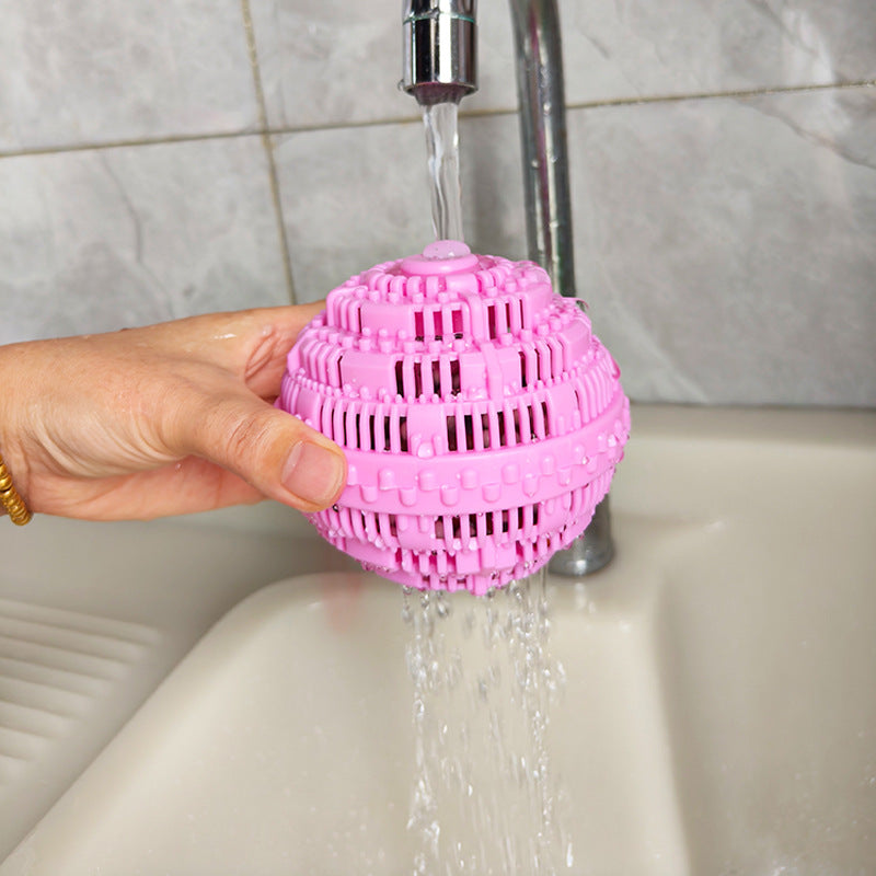 Laundry ball large size decontamination anti-winding washing ball washing clothes fragrance elasticity does not hurt clothes magic ball ceramic particles