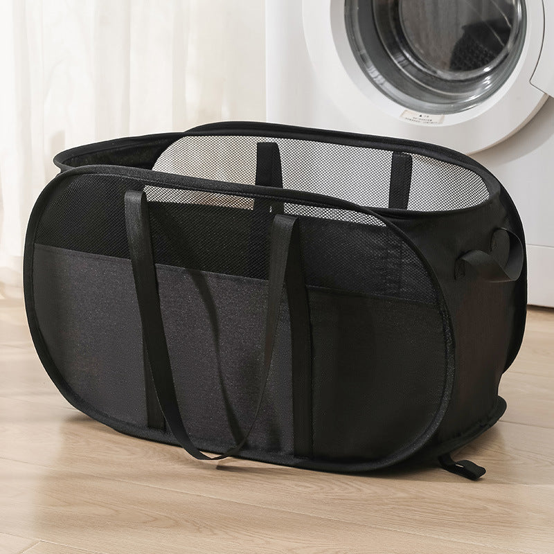 Source Manufacturer Pop-Up Storage Box Camping Picnic Swimming Badminton Racket Storage Bag Zipper Multi-Function