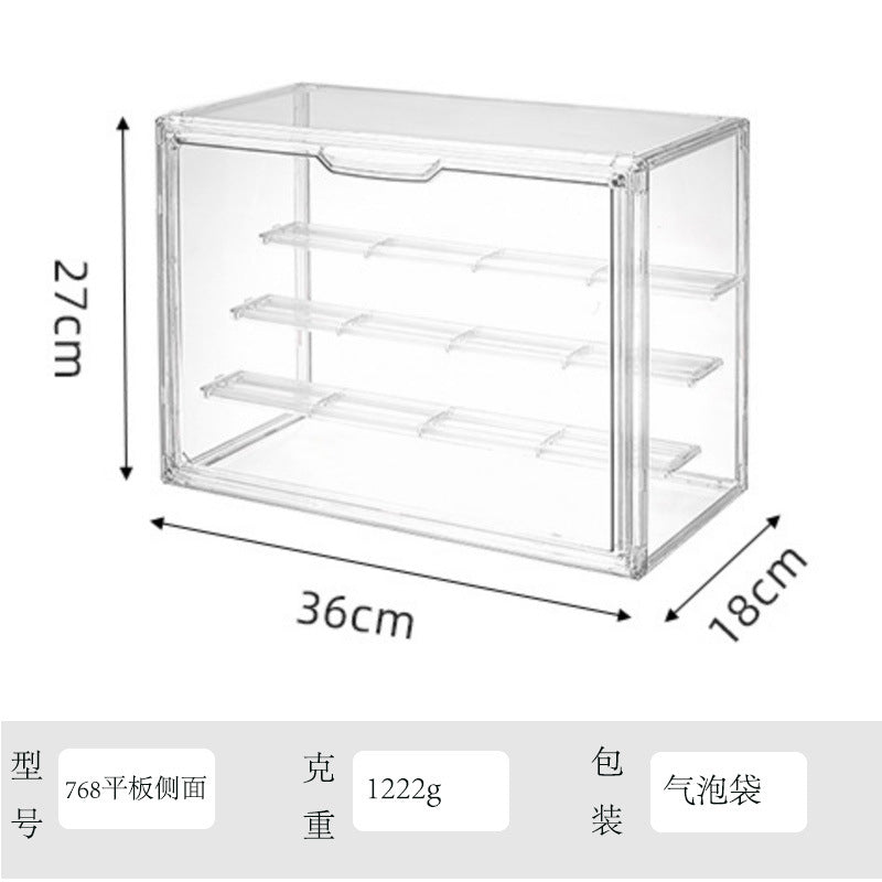 Blind Box Storage Display Stand Desktop Transparent Dustproof Acrylic Lego Bubble Mate Storage Cabinet Hand Display Box
