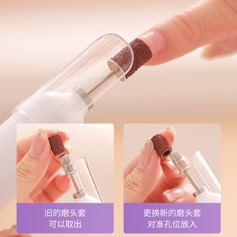 Cross-border nail painting lamp two-in-one nail polishing hand-held baking lamp nail remover portable multifunctional nail polish remover